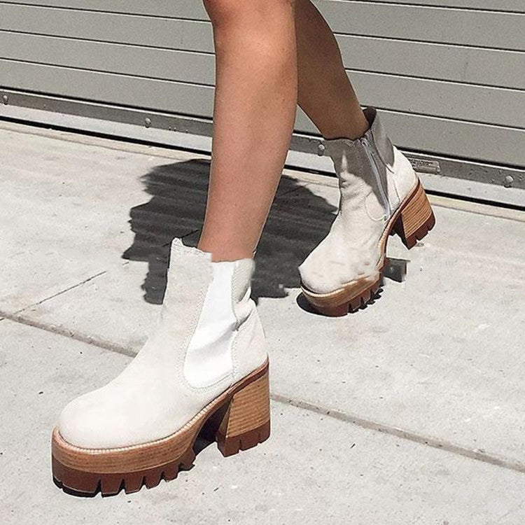 Chunky Heel Boots