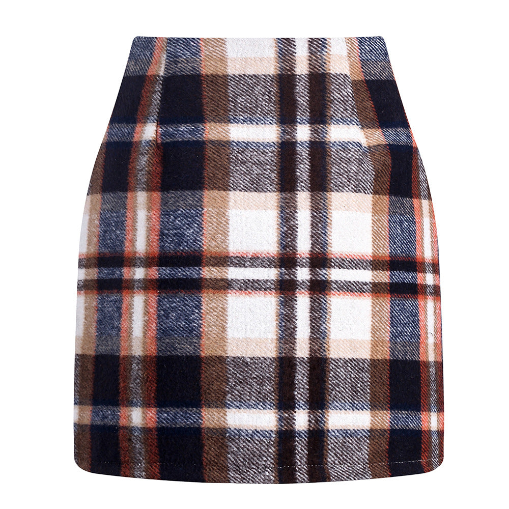 Wool Mini Skirt