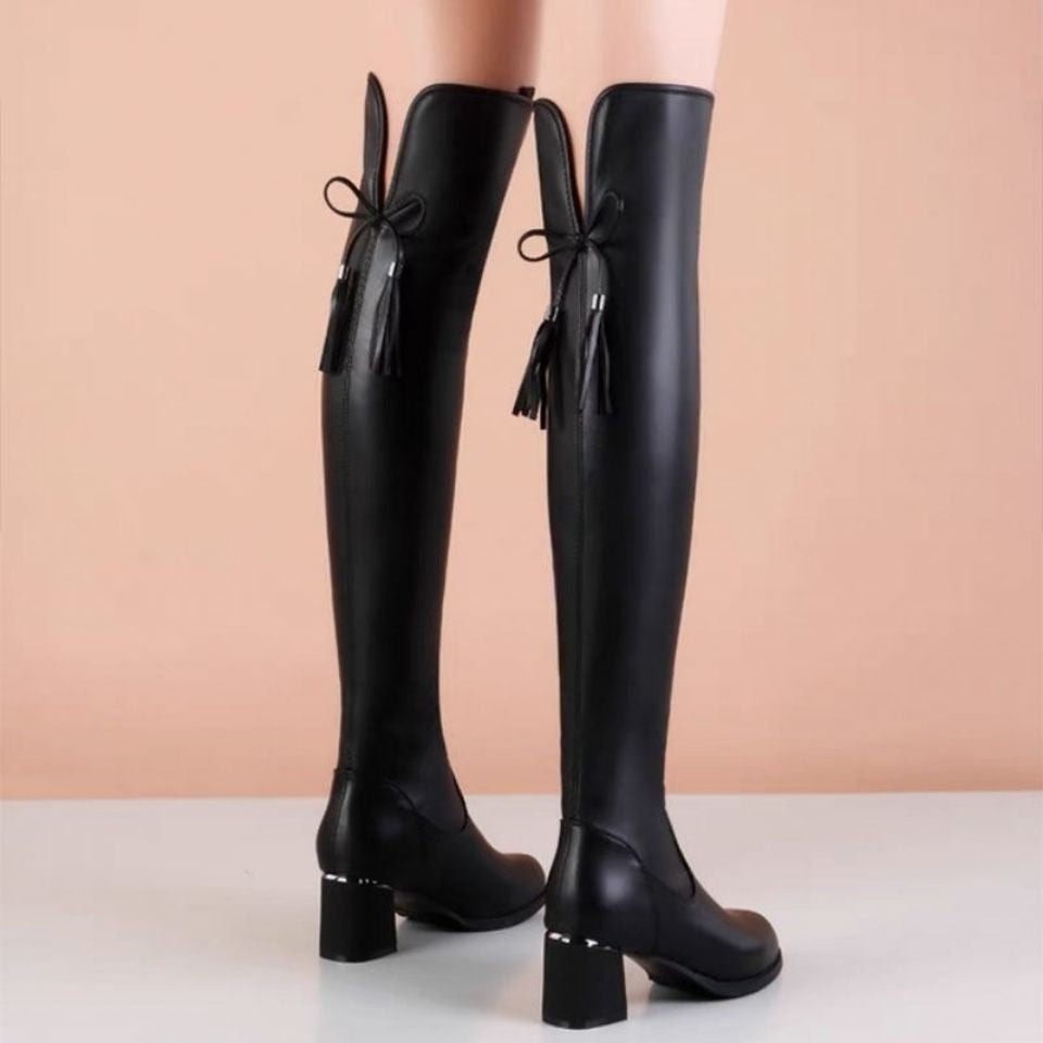 Long Tube Knee Length Non- Slip Versatile Boots