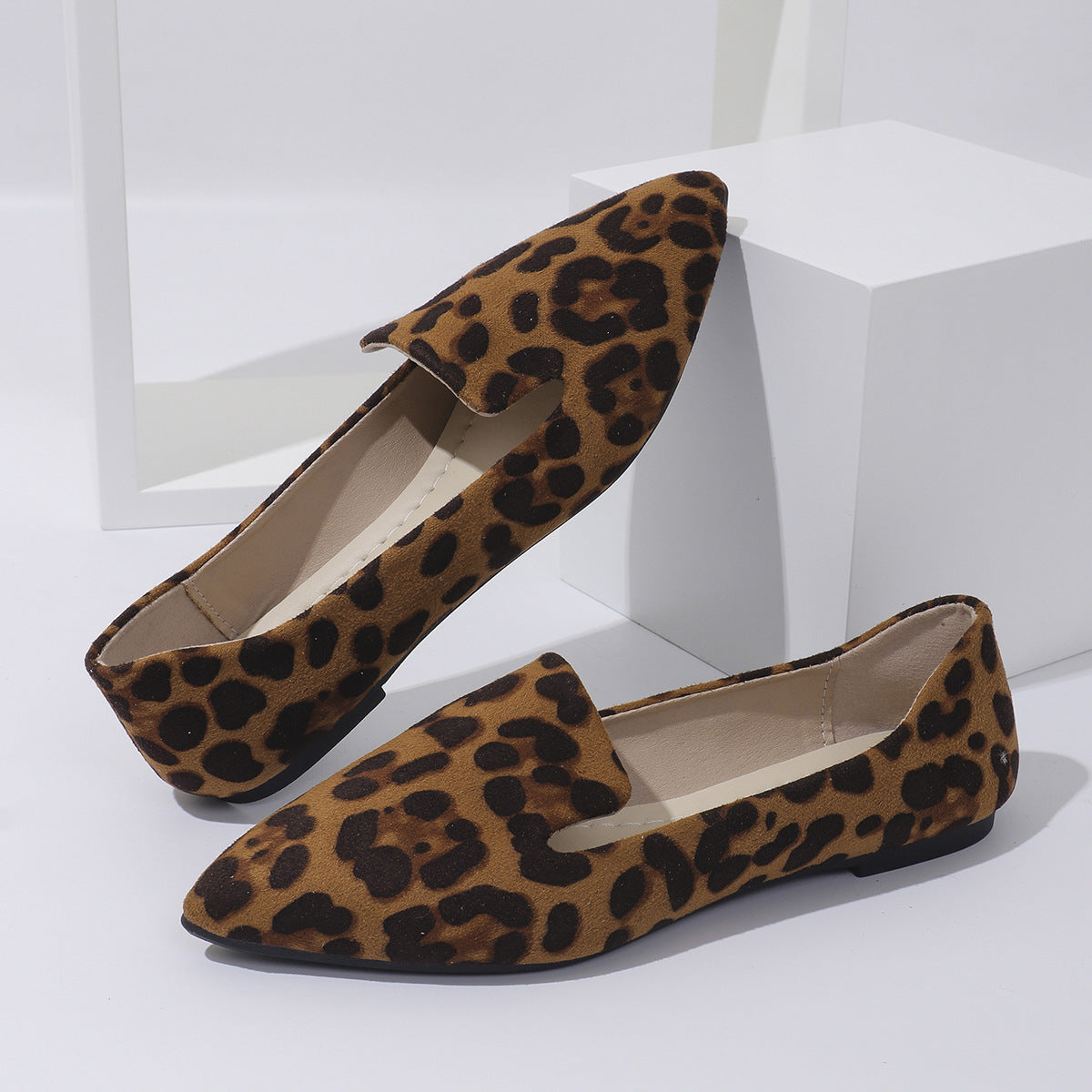 Leopard Print Flats