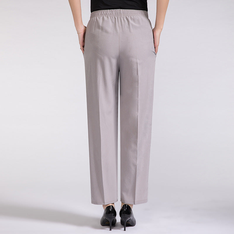 Summer's Mother Thin Cropped Trousers