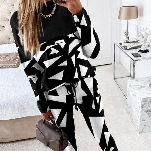 Dimensional Printed Two-Piece Set