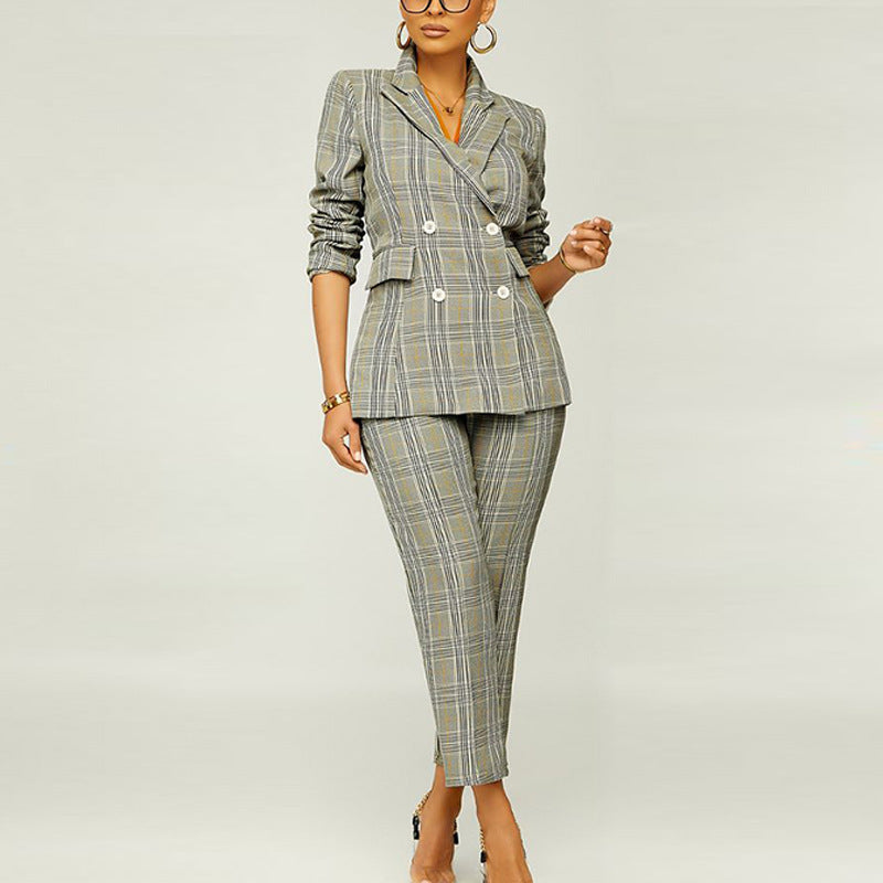 Plaid Business Suit