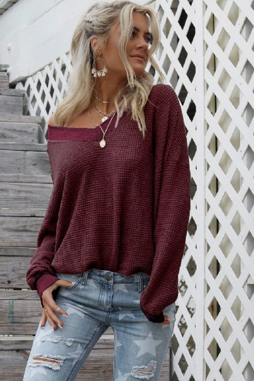 Long-Sleeved Top Sweater