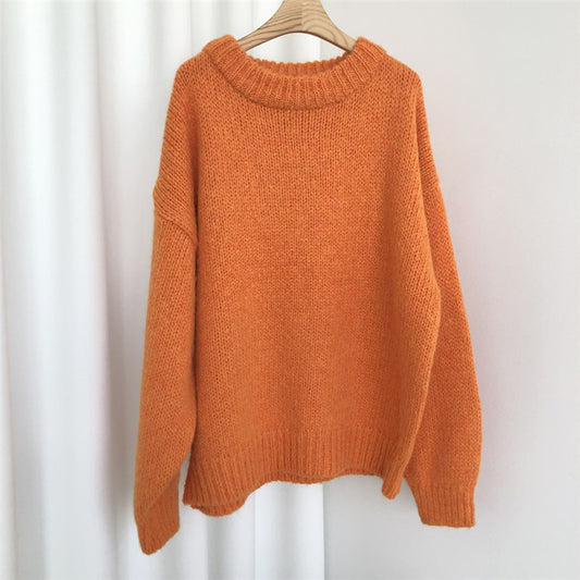 Candy Color Loose Sweater