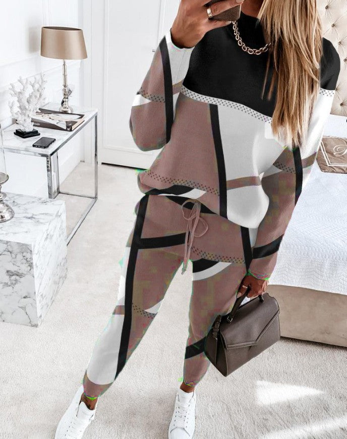 Dimensional Printed Two-Piece Set