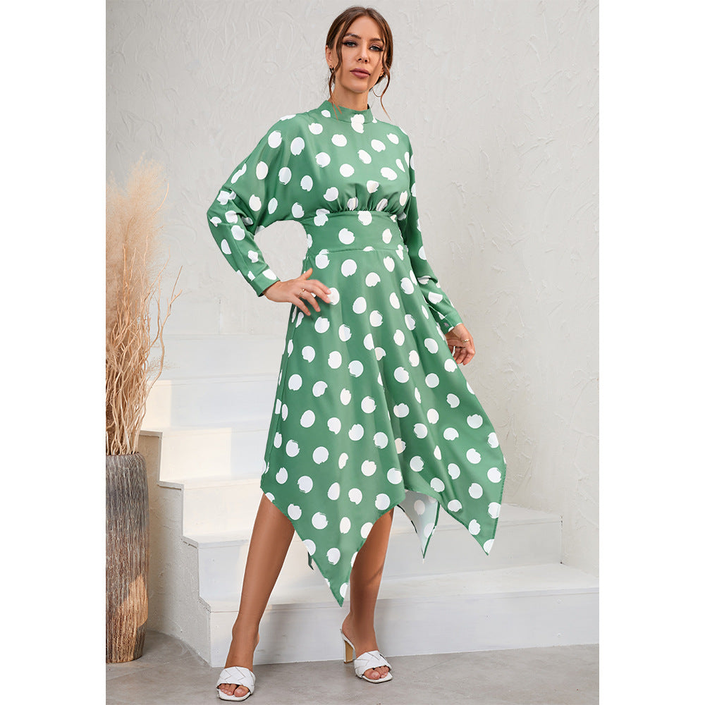 Virginia Long Sleeve Polka Dot Dress