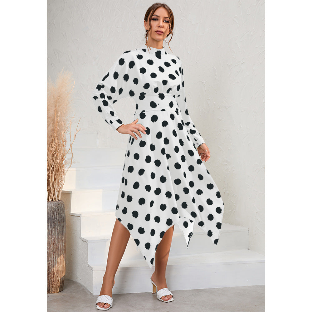 Virginia Long Sleeve Polka Dot Dress