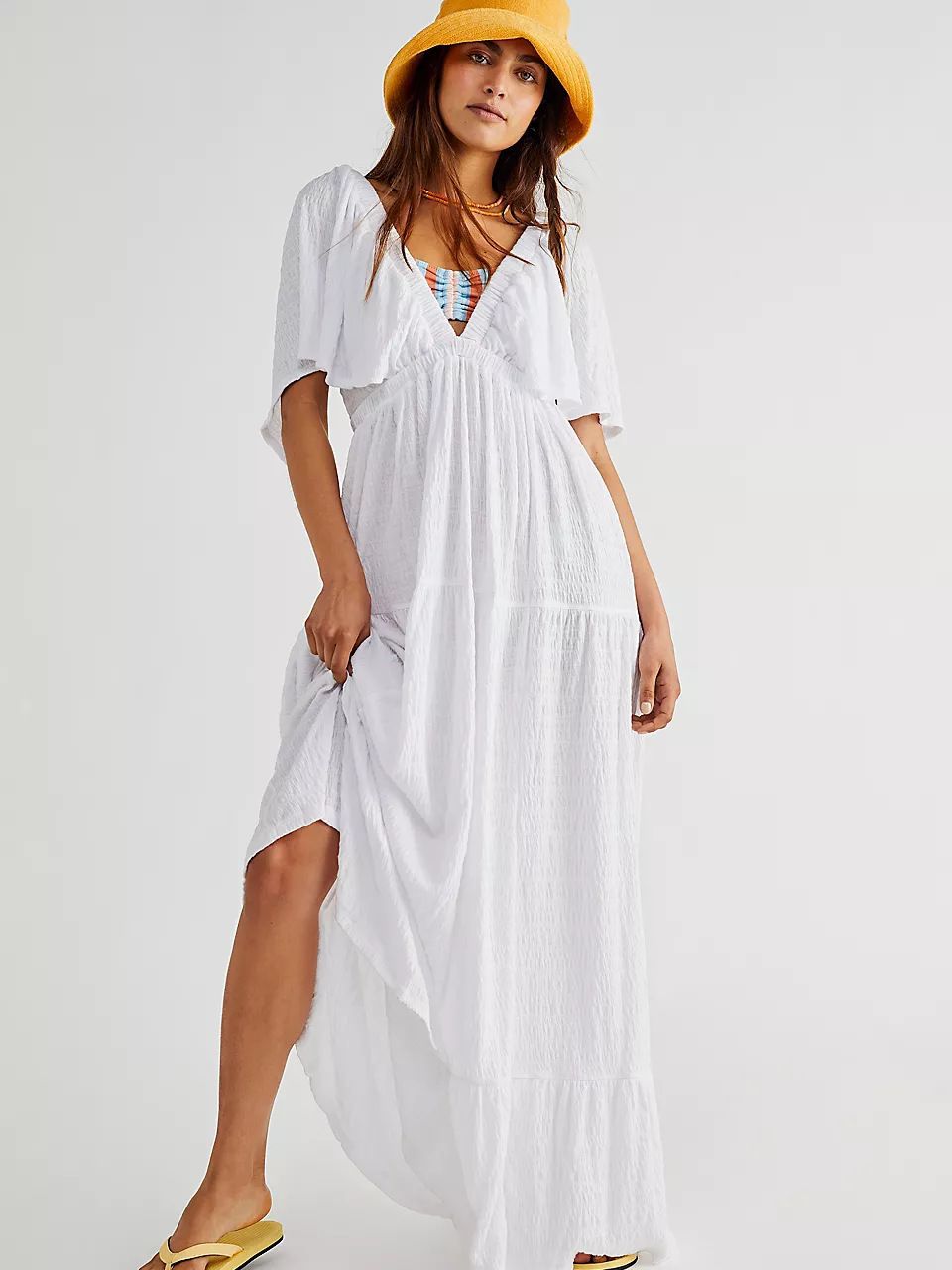 Summer V-neck Long Dress