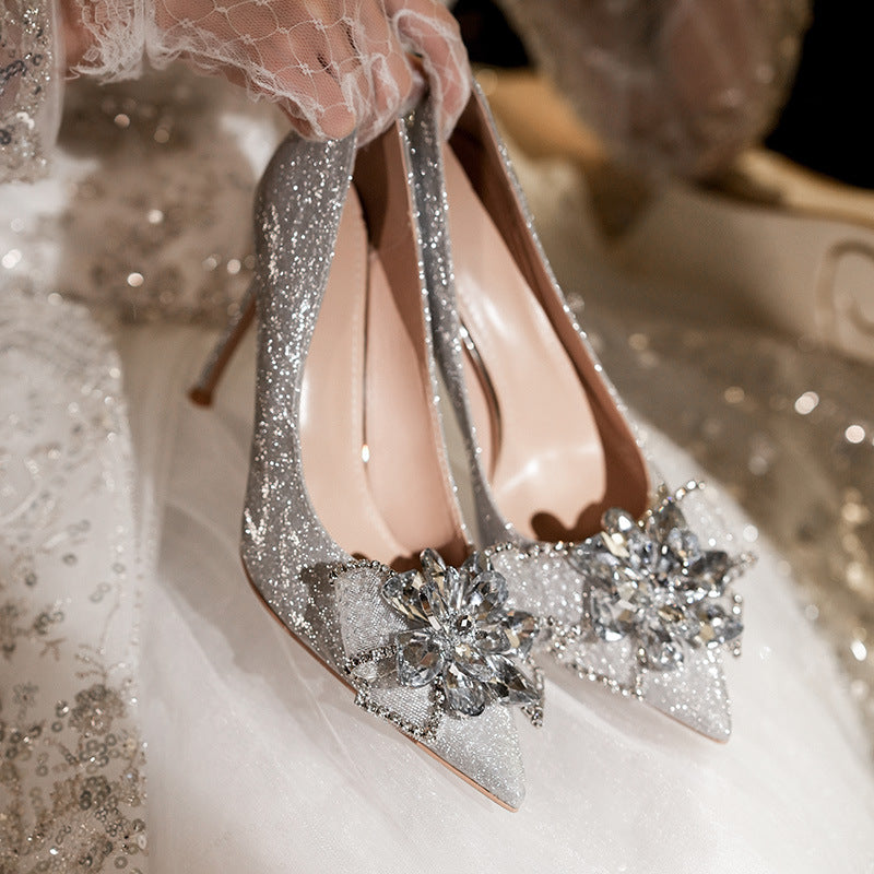 Crystal Bridesmaid Heels