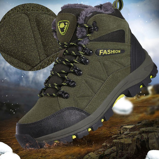 Outdoors High Cotton-padded Shoes