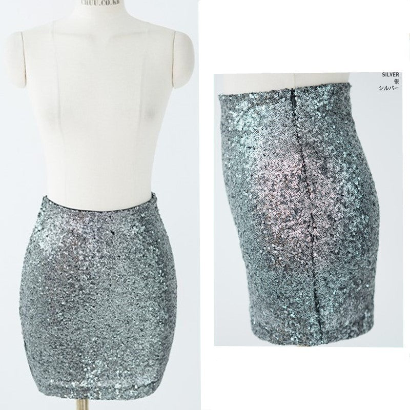 Sequins Hip Skirt