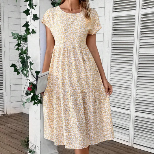 Little Yellow Flower Dress