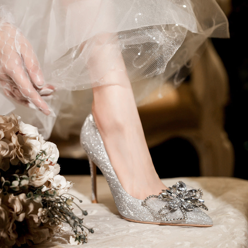 Crystal Bridesmaid Heels