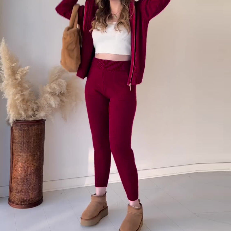 Rope Twist Sweater Suit