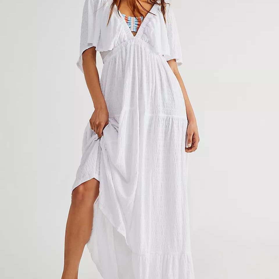 Summer V-neck Long Dress