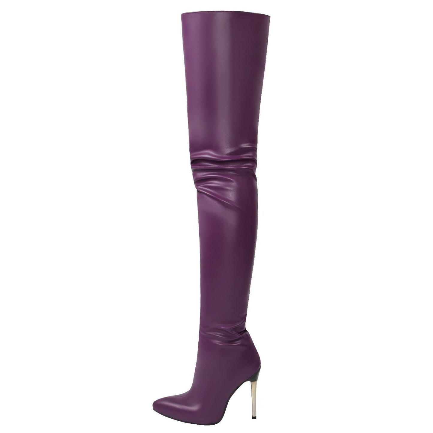 Over The Knee Patent Leather Stiletto Boots