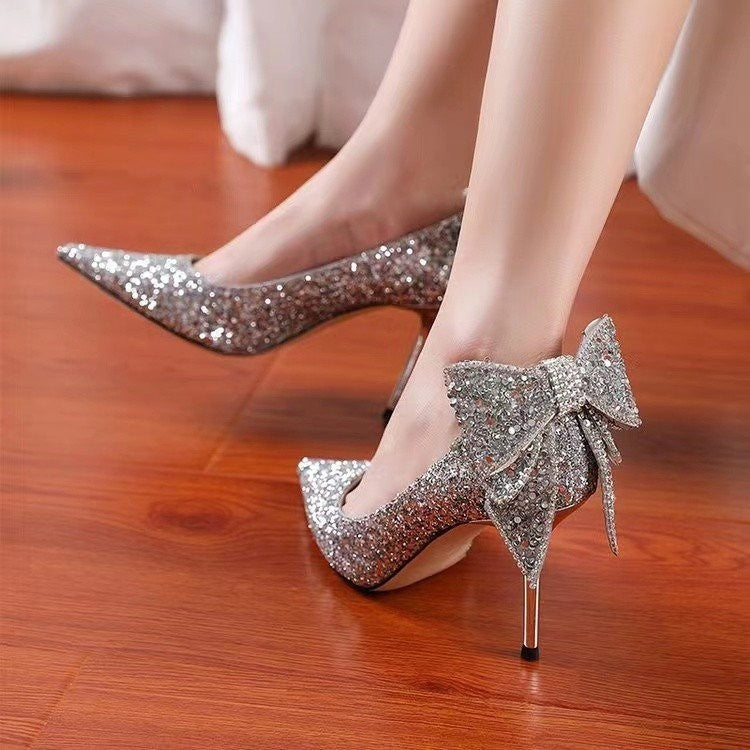 Pointed Low-cut High Heels