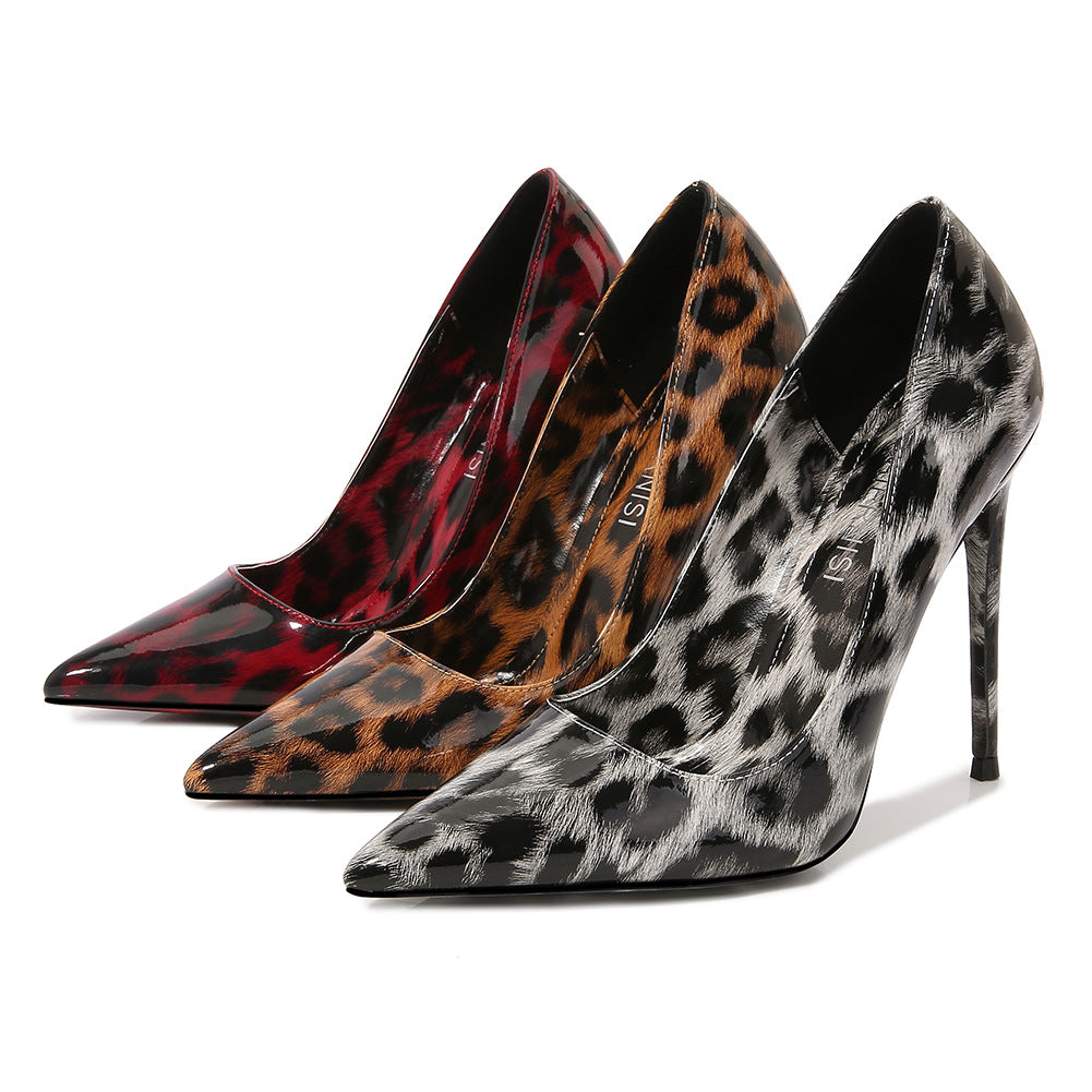 Leopard Print Pointed Stiletto