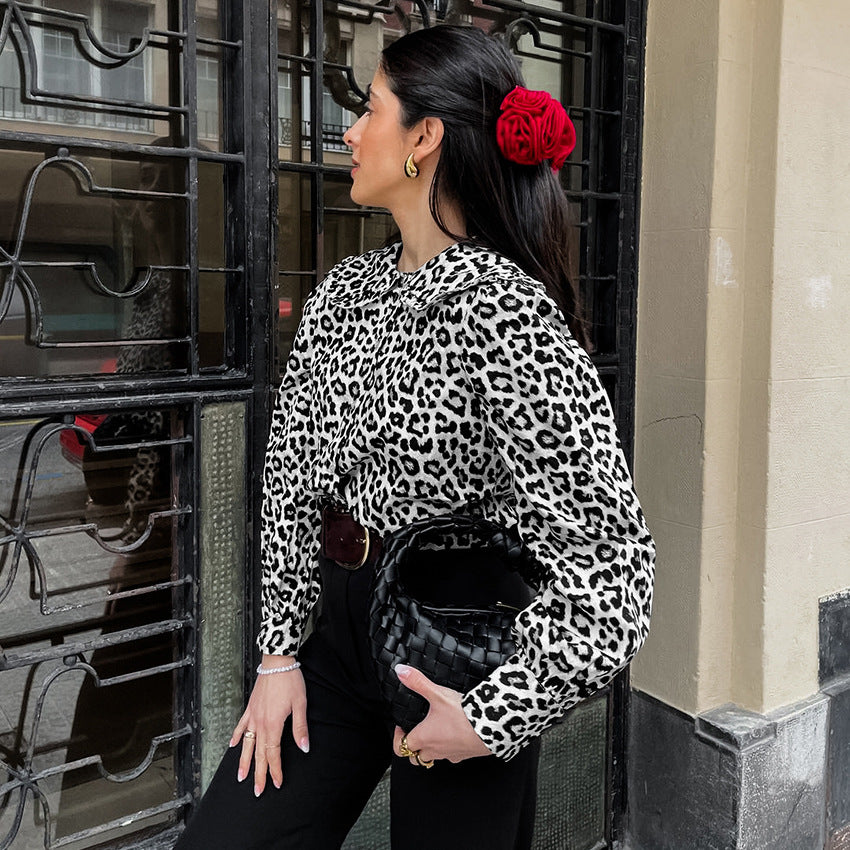 Leopard-print Shirt