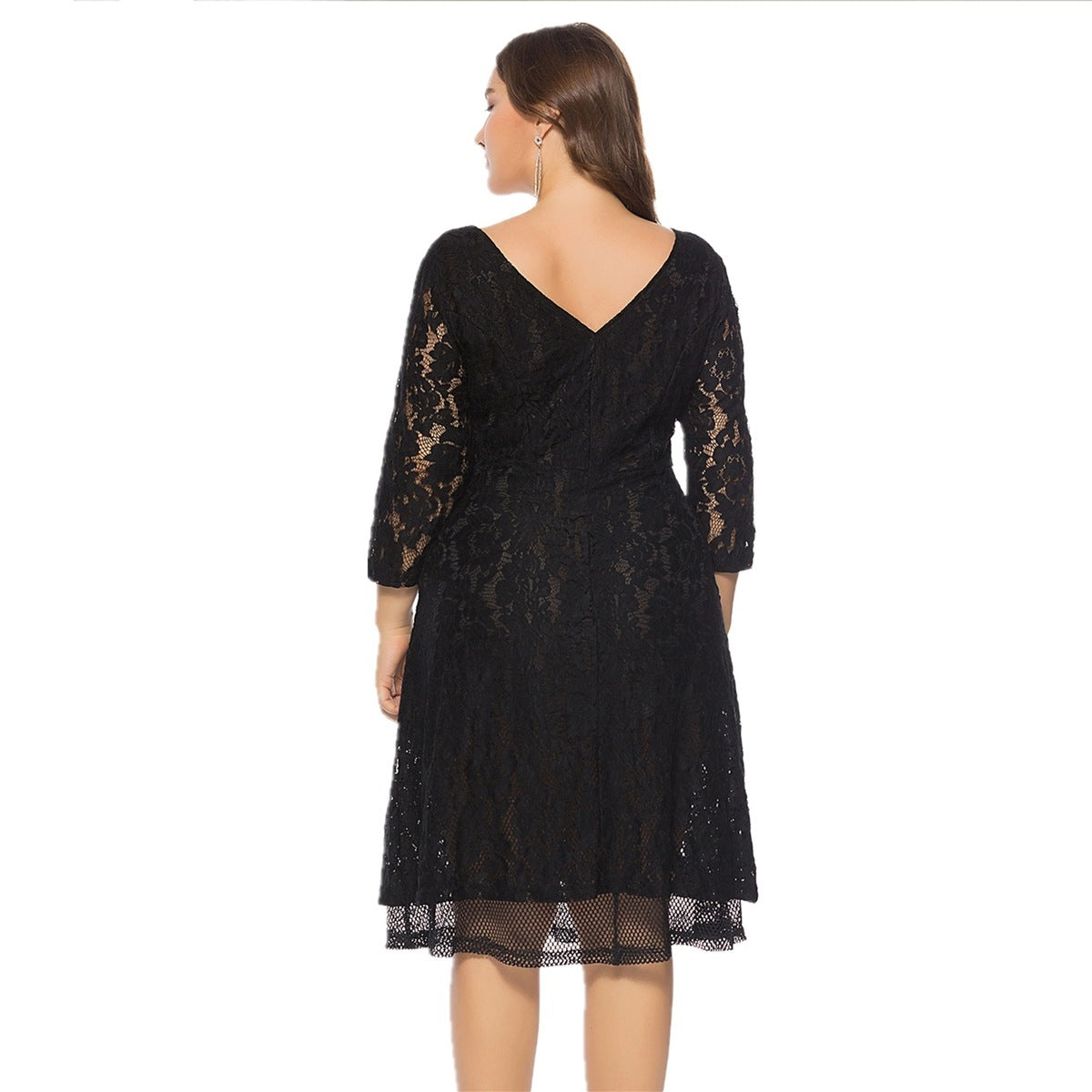 Round Neck Lace Dress