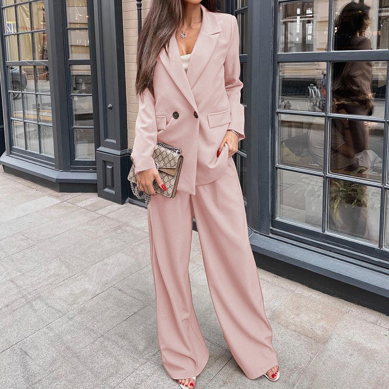 Long Sleeve Loose Trousers Two-piece Set