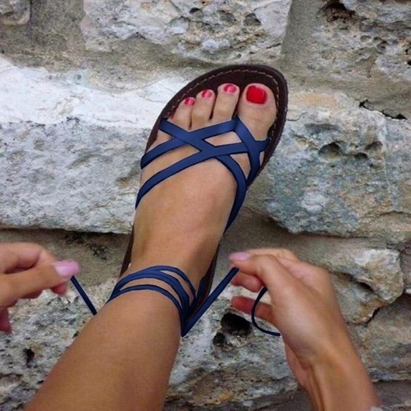 Cross Strap Sandals