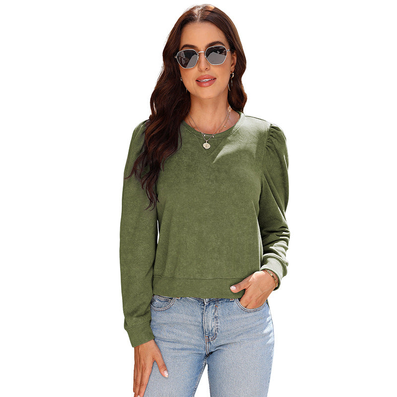 Solid Color Long Sleeve Shirt