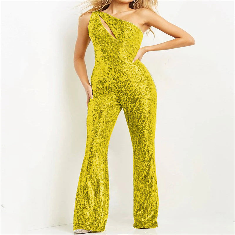 Slant Shoulder Banquet Bodysuit