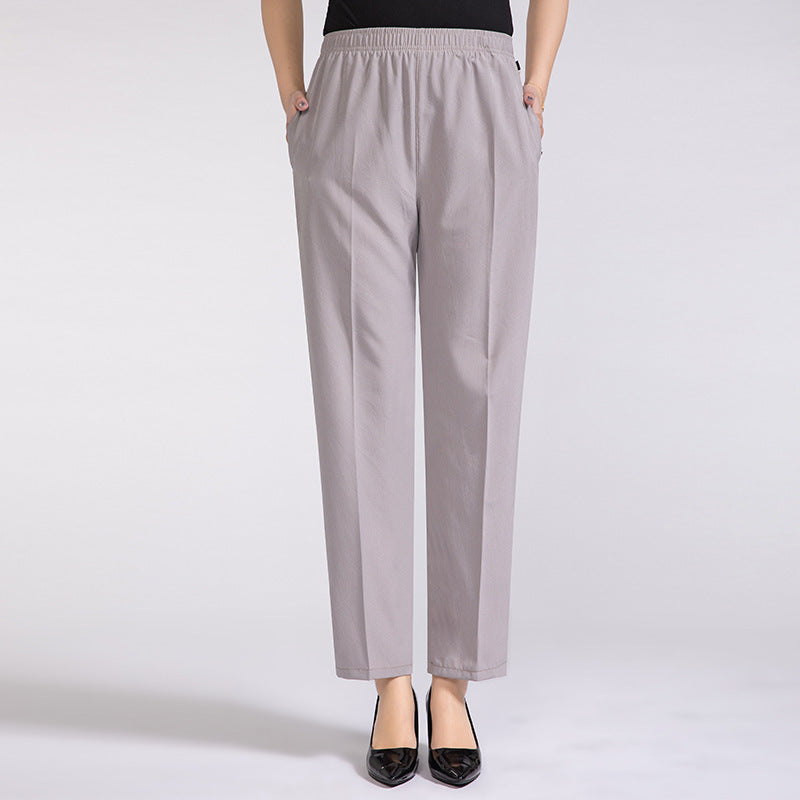 Summer's Mother Thin Cropped Trousers