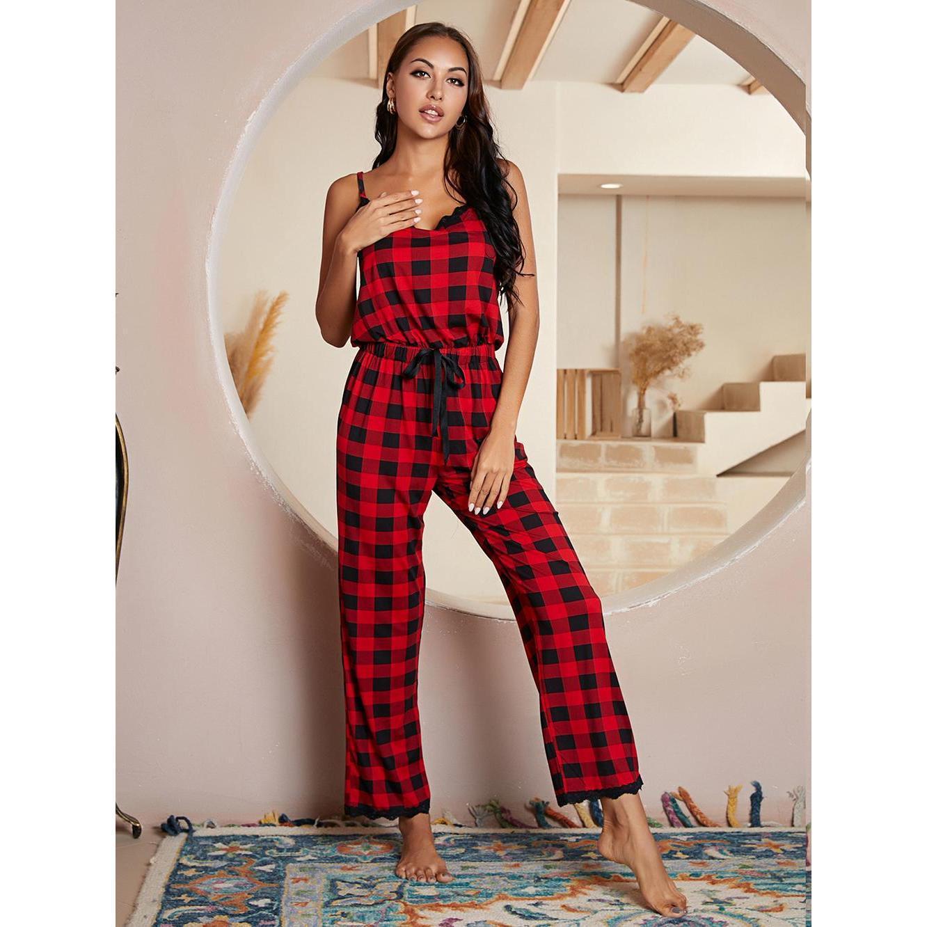 Women's Spring And Summer Sling One-piece Homewear Clothing