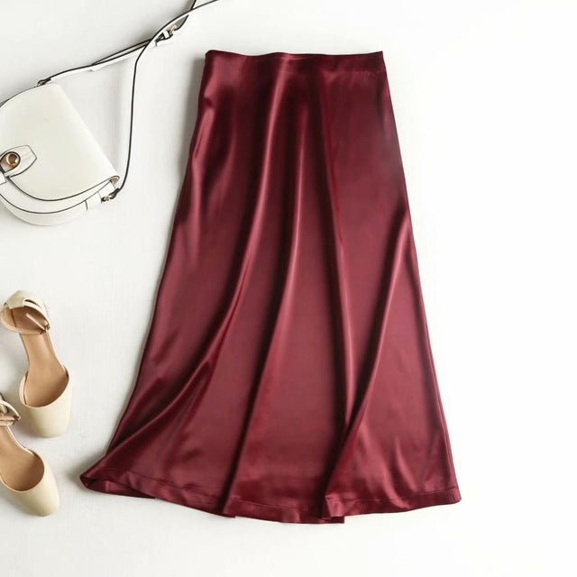 Summer Satin Skirt