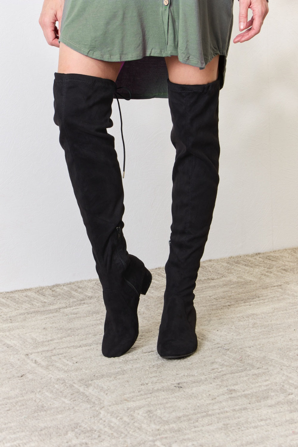 Black Over The Knee Boots