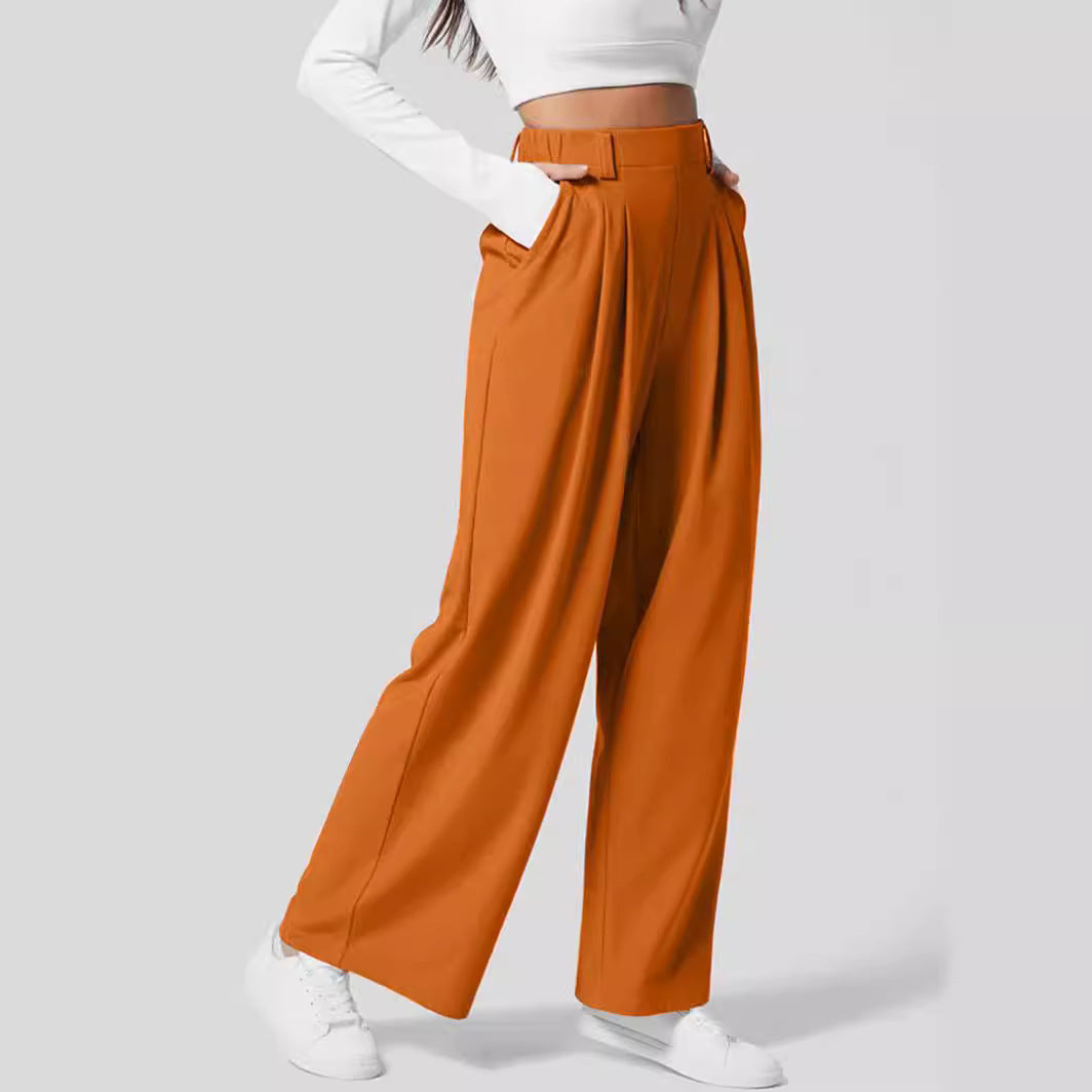 Waffle Knit Casual Pants