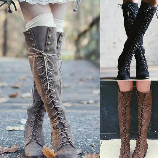 Casual Lace up Boots