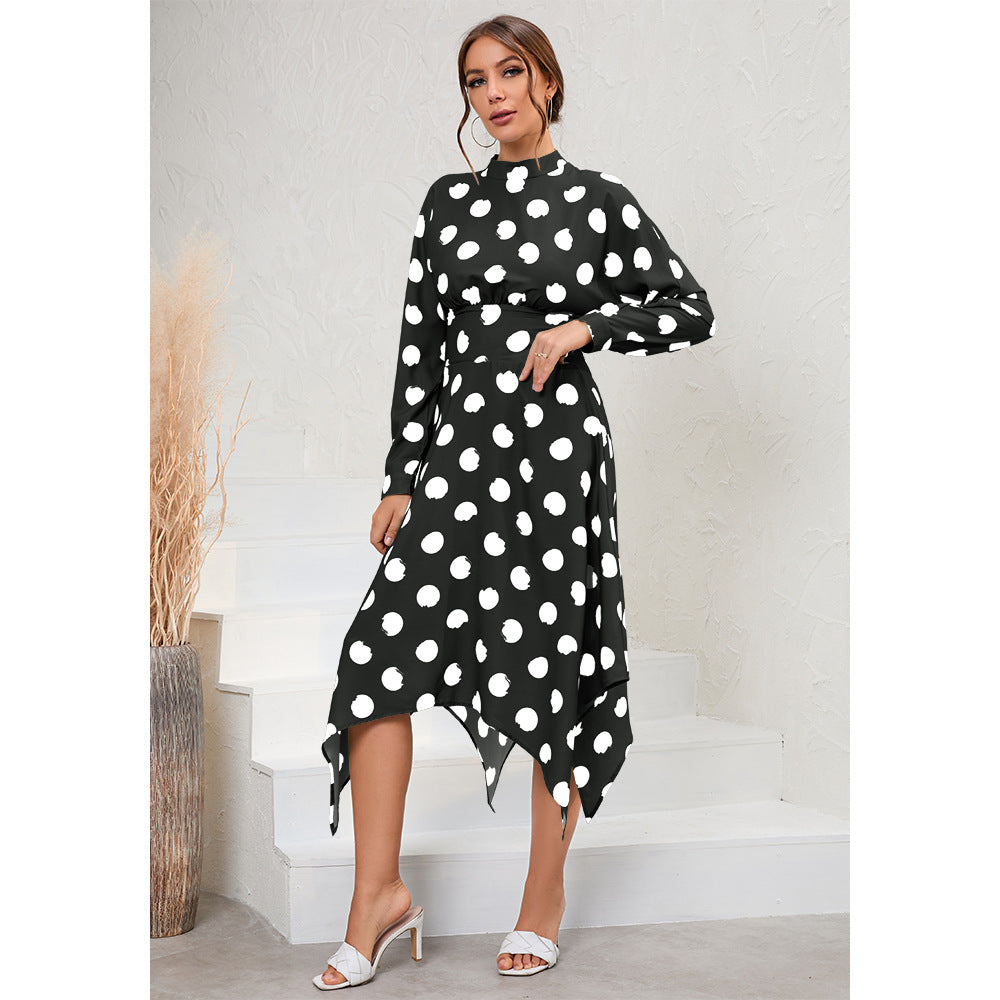 Virginia Long Sleeve Polka Dot Dress