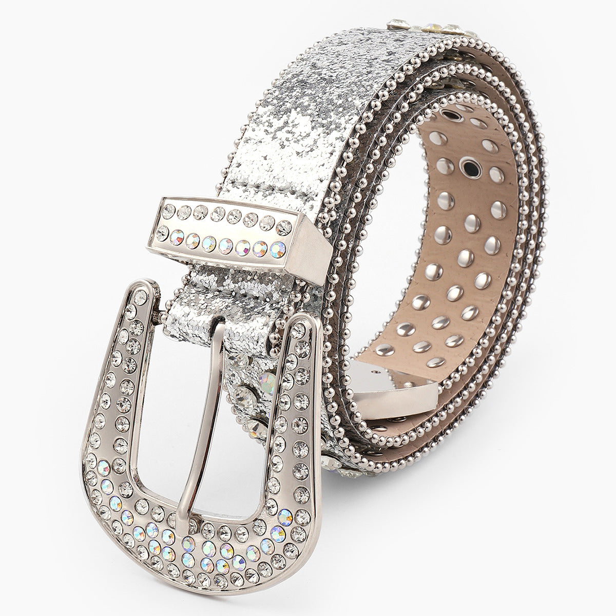 Edge Beads New Rhinestone Belt