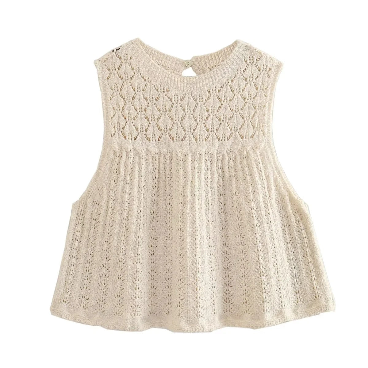 Knitted Top Drawstring Knitted Skirt Suit