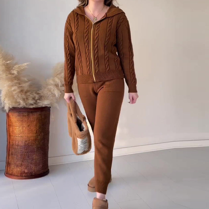 Rope Twist Sweater Suit