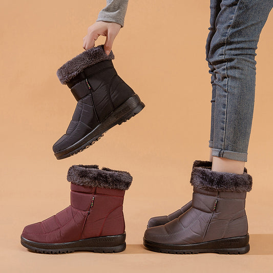 Warm Low Heel Boots