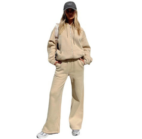 Hooded Sportswear Jogger Suit