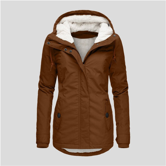 Berber Fleece Casual Hooded Coat