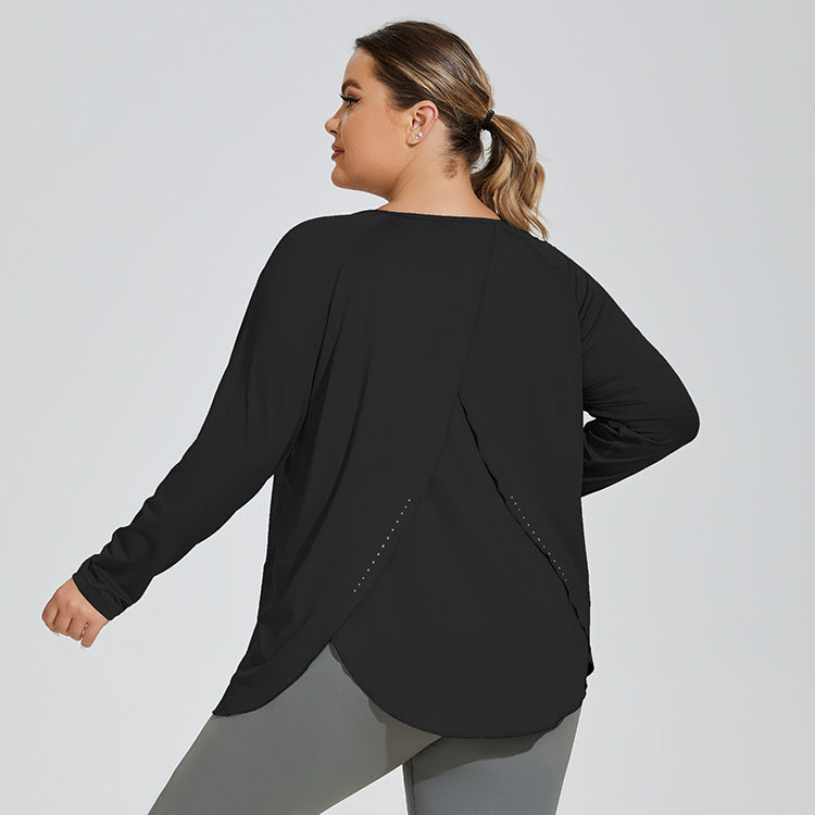 Slit Back Yoga Shirt