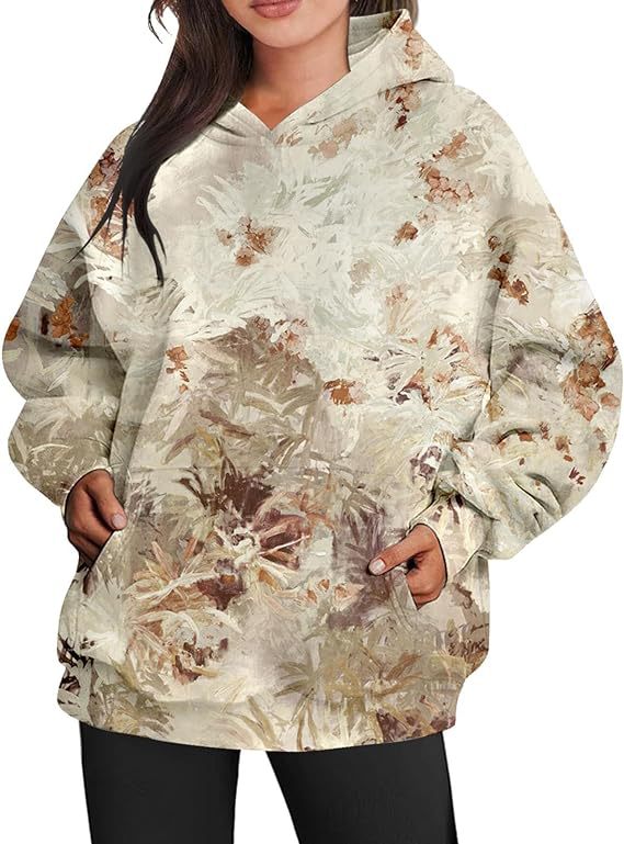 Camouflage Hoodie Maple Leaf Print Hoodie