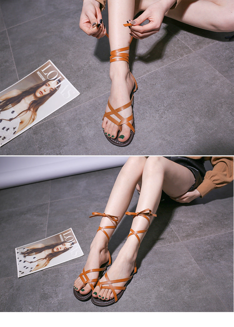 Cross Strap Sandals