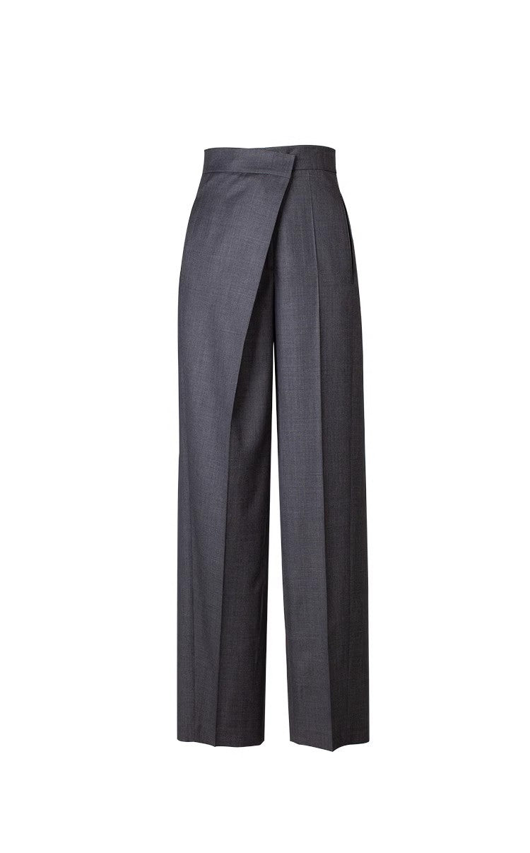 Straight-leg Suit Pants