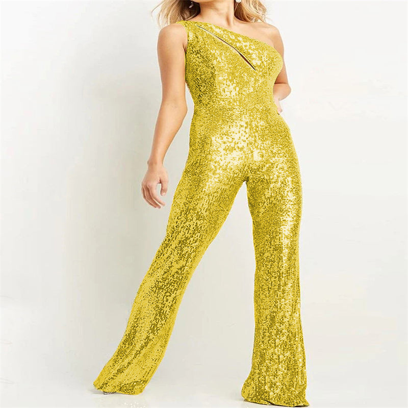 Slant Shoulder Banquet Bodysuit