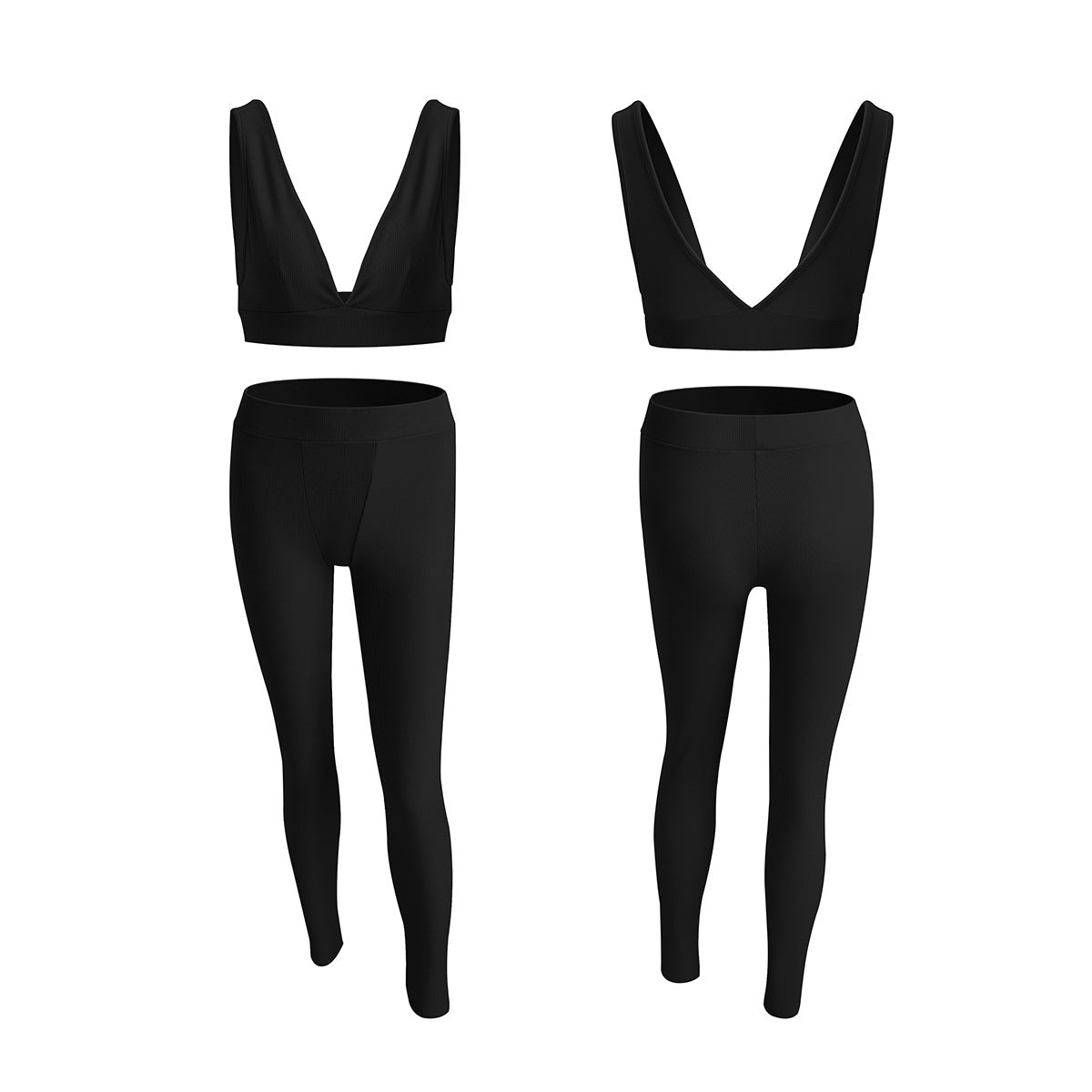 Yoga Cotton Two-piece Set