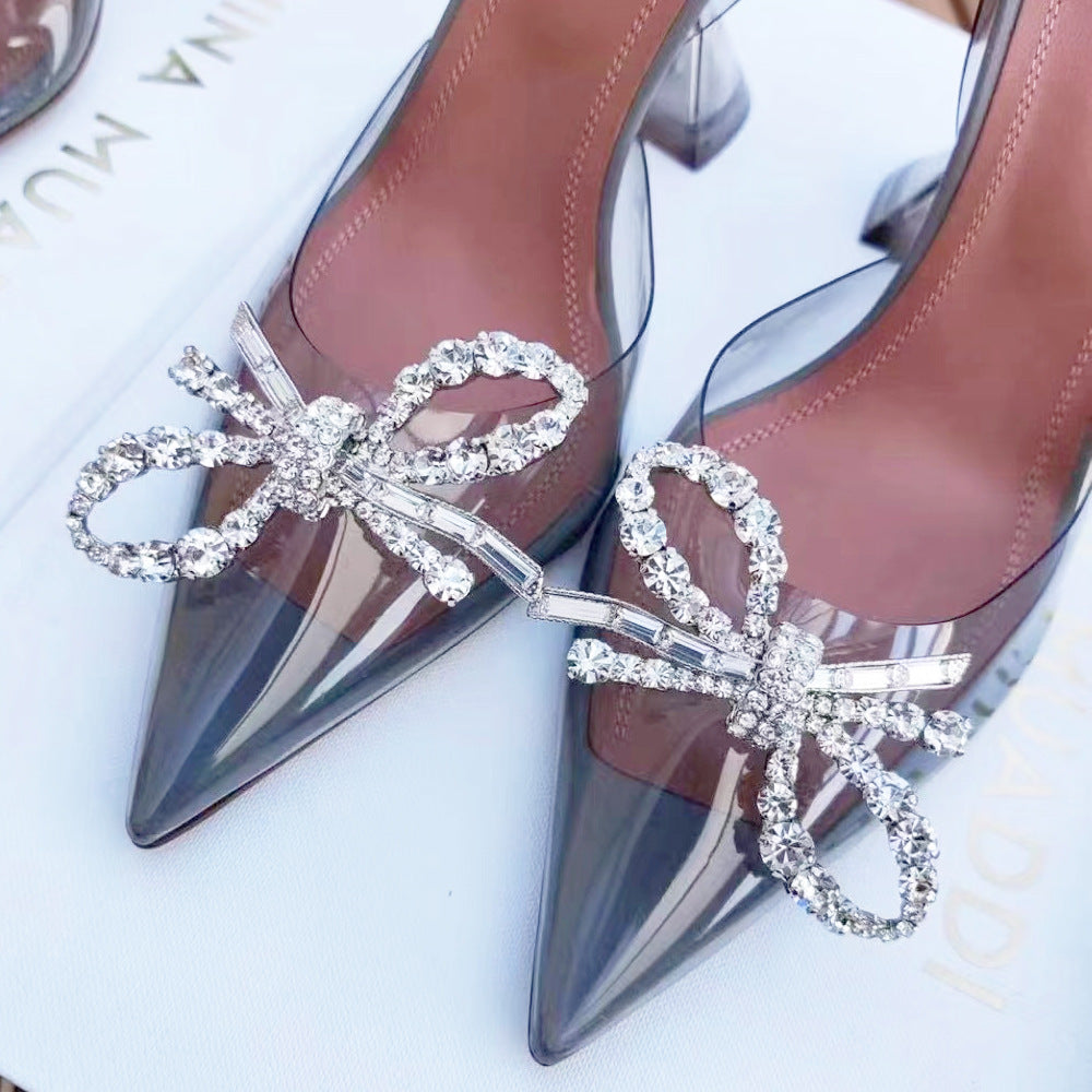 Butterfly Rhinestone Heels