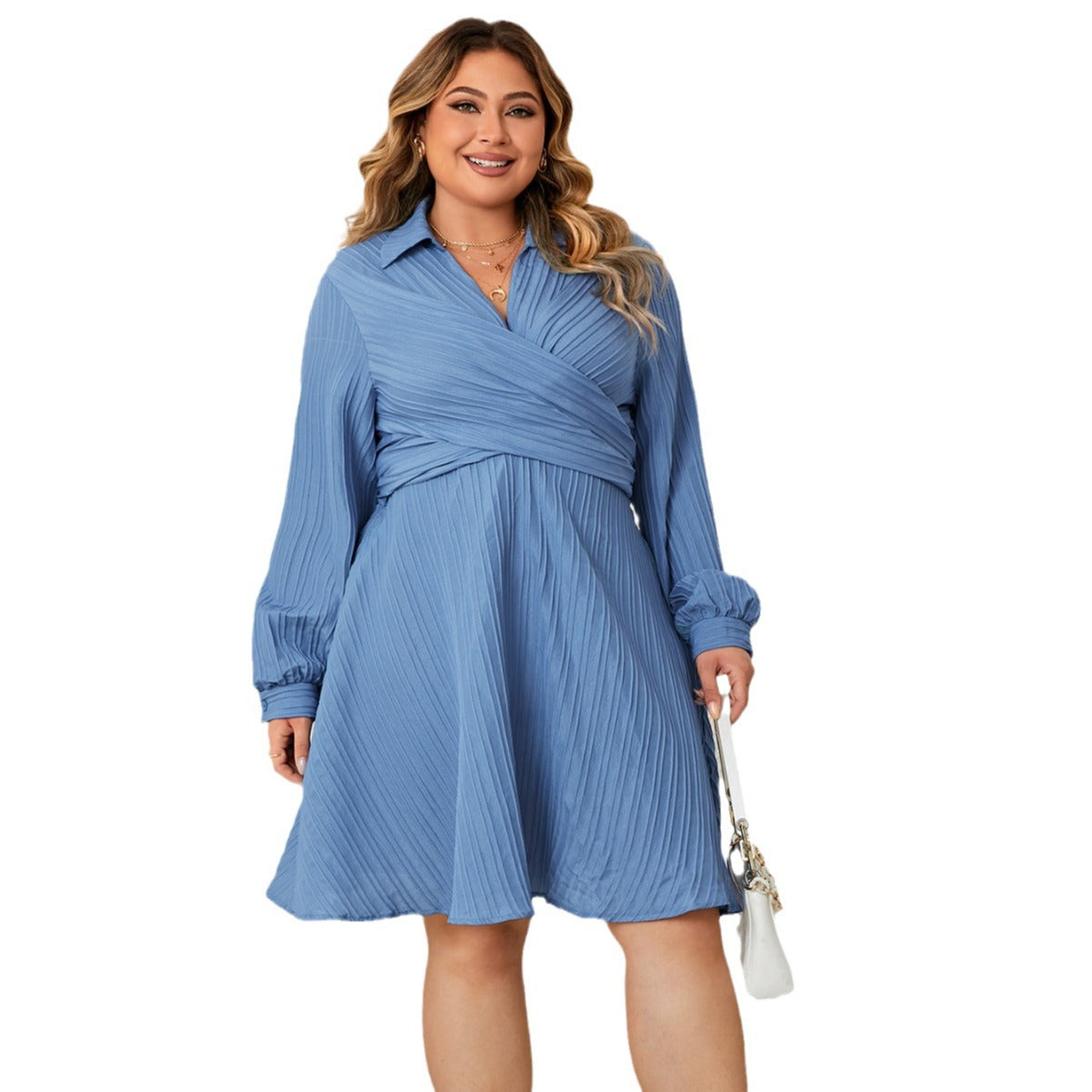 Waist-controlled Slimming Long Sleeve Dress